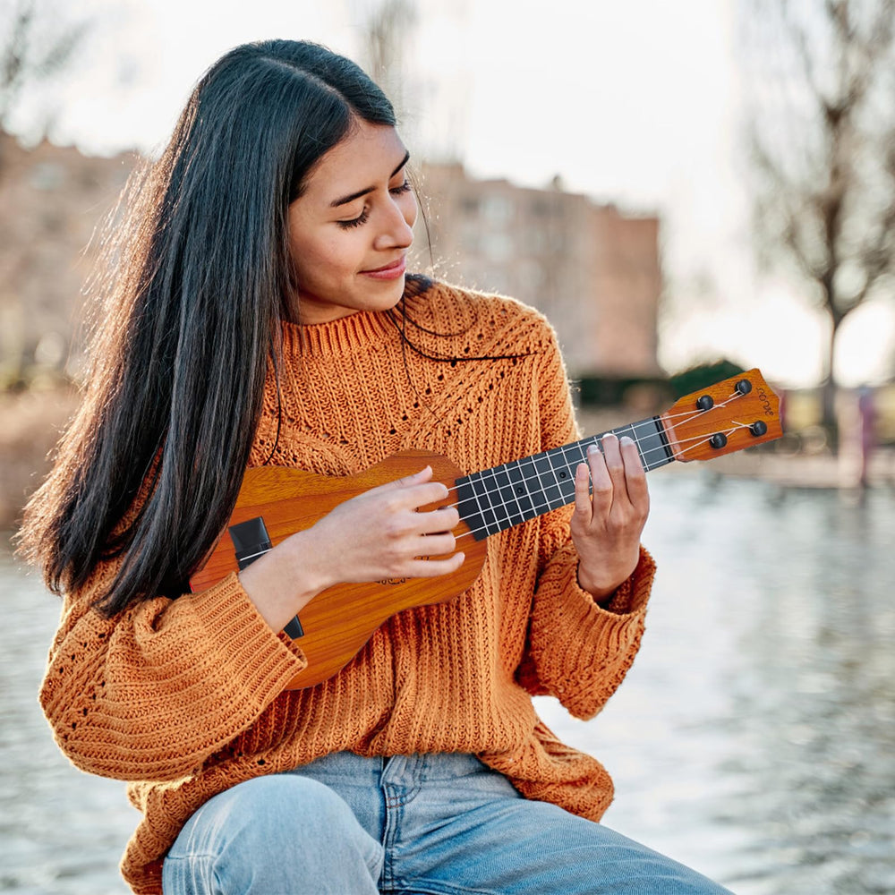 Woozettn Ukulele gift decoration scene, ideal as a holiday surprise.
