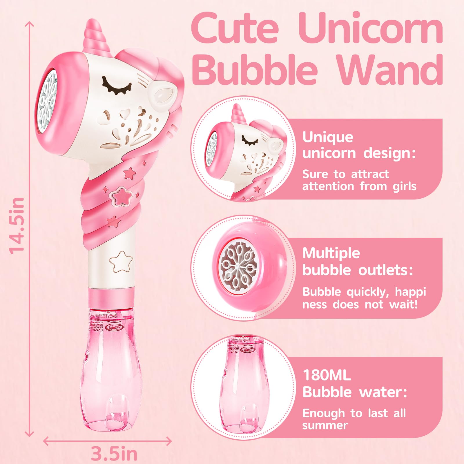 Woplagyreat bubble water bottle activation enables easy, hands-free bubble fun outdoors
