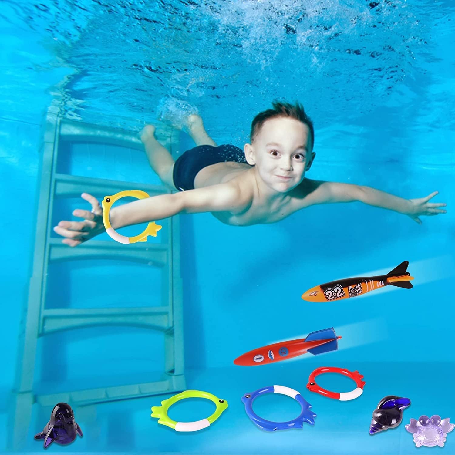 Woplagyreat diving gems, sparkle underwater for bright searches