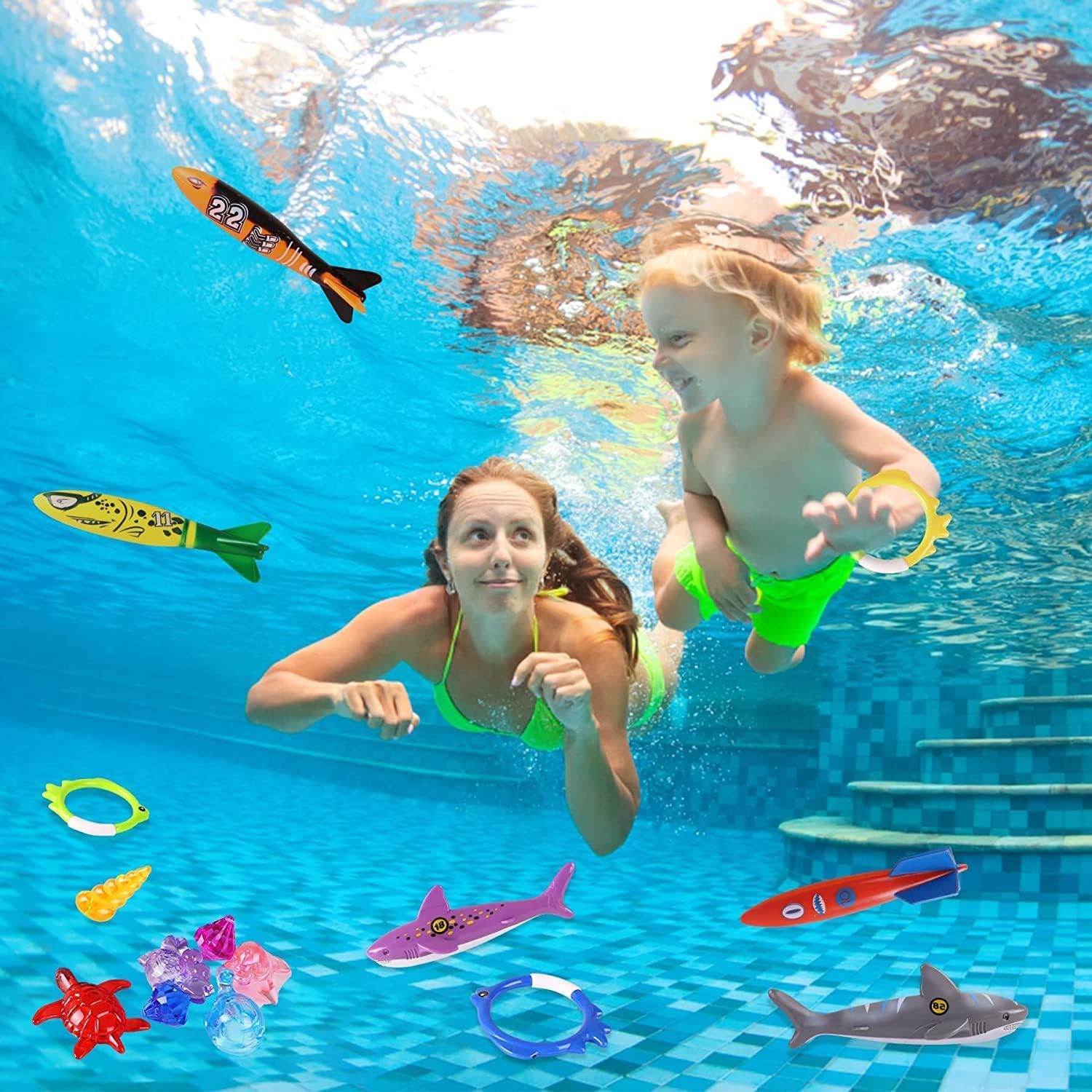 Woplagyreat seahorse suit toy, kid-friendly underwater role-play