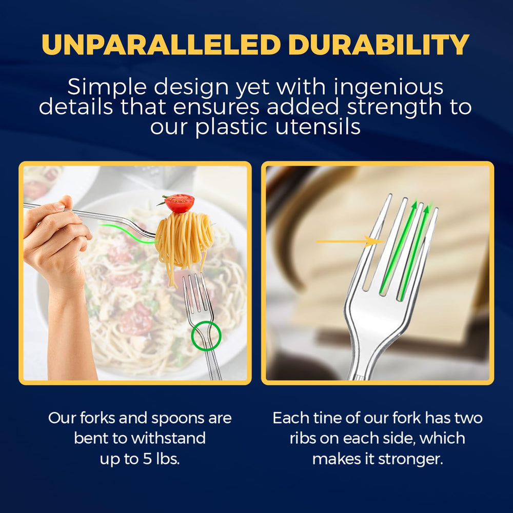 WORDOP knives on a catered event table, reliable for variety of dishes