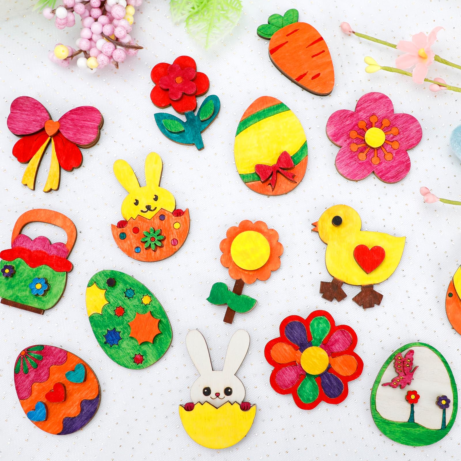 Worgree natural wood cutouts with smooth surfaces ready for painting