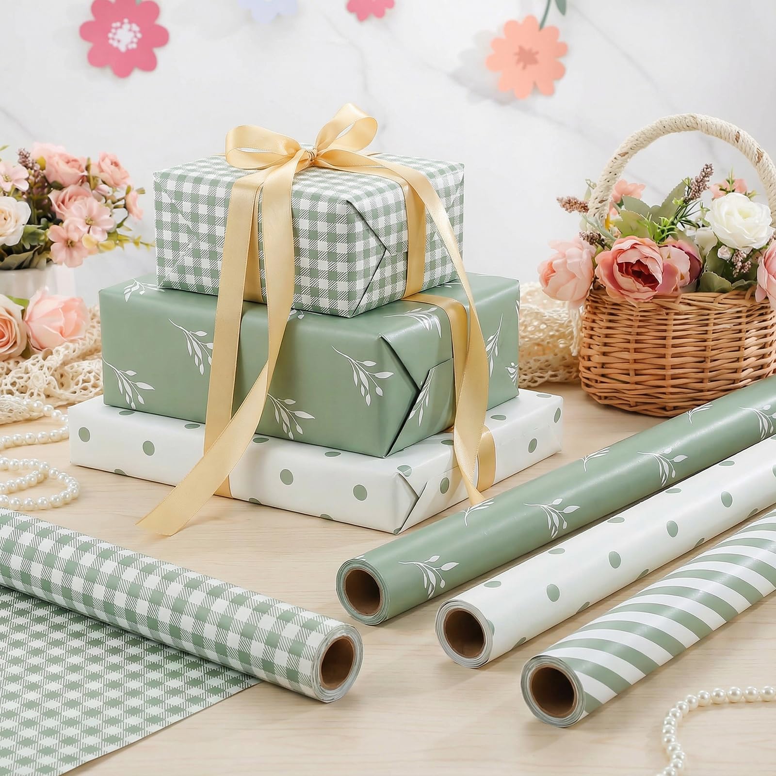 Easy to cut Woric wrap supports quick, neat gift packaging