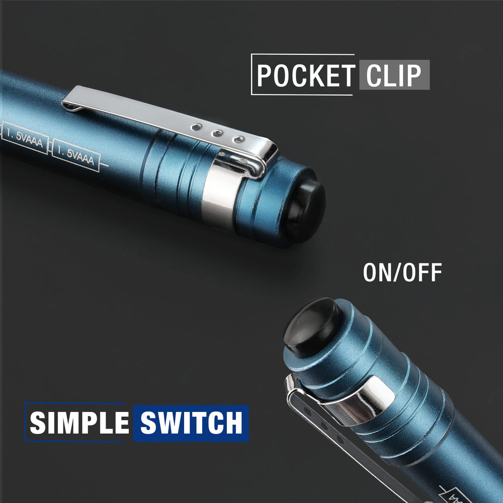 WORKPRO anodized aluminum pen light ready for demanding environments.