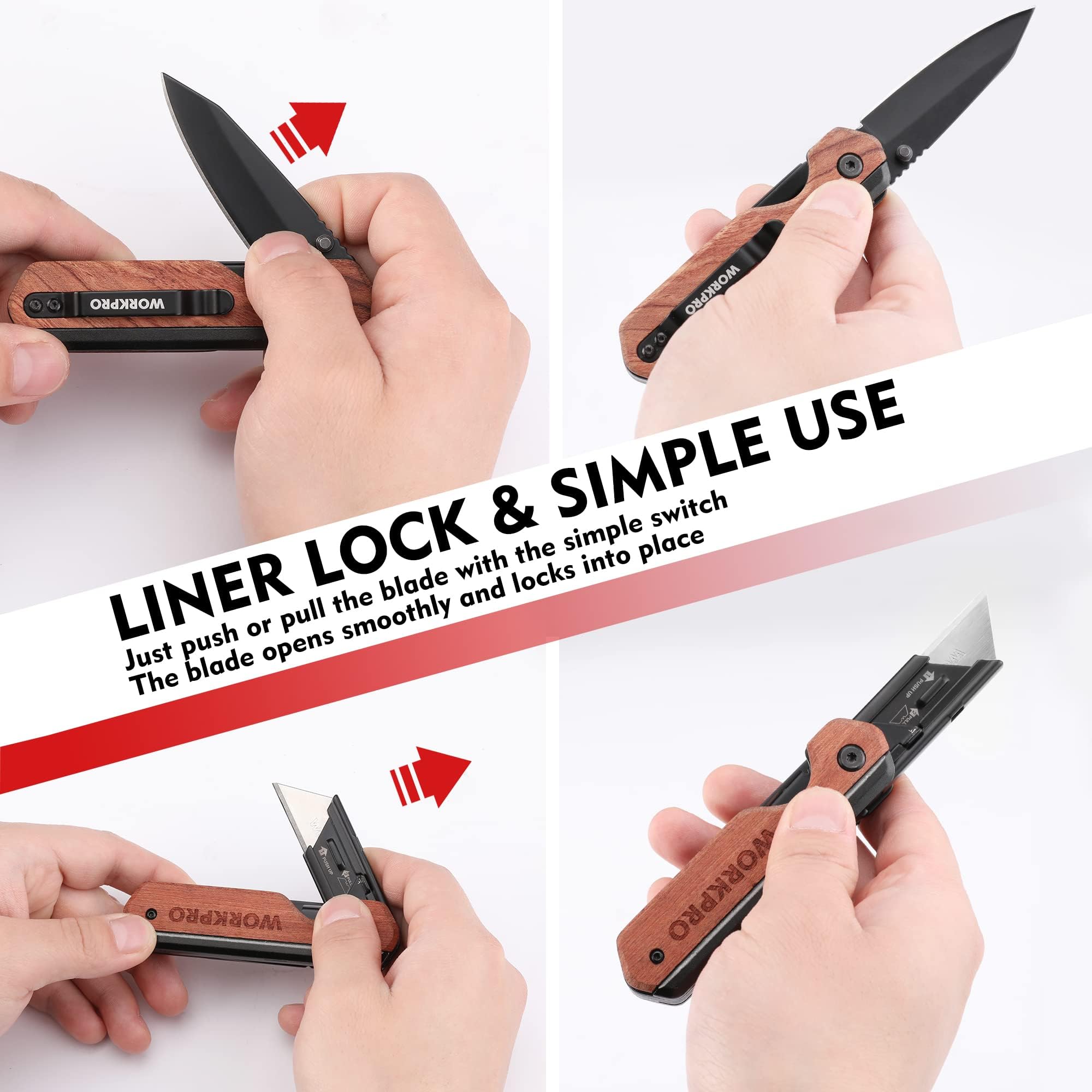 WORKPRO SK5 blades included for heavy-duty cutting tasks.
