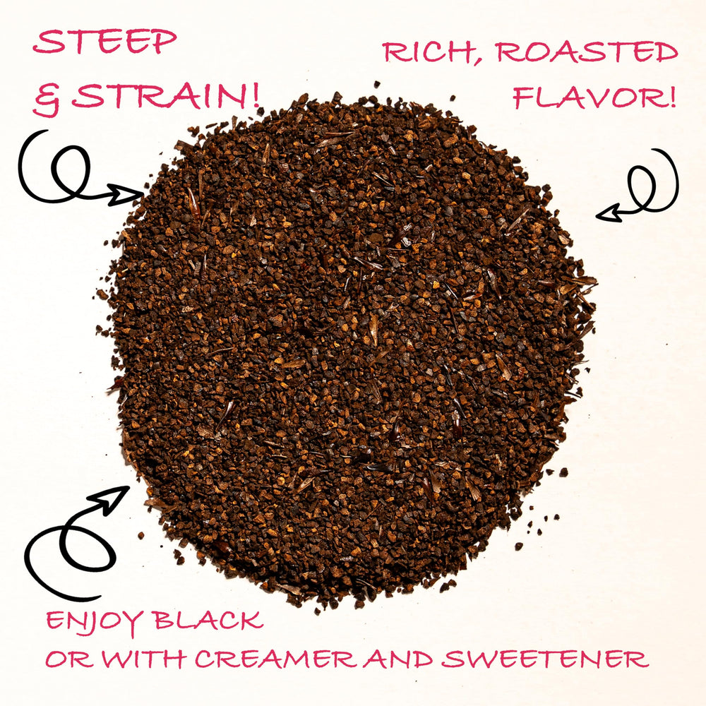Brewing Orzo Barley in a drip coffee maker for a smooth, caffeine-free cup.