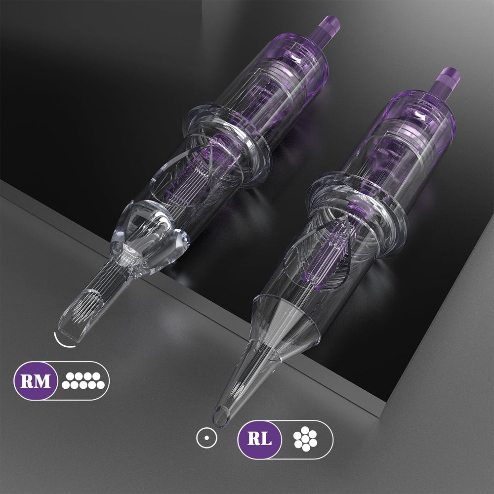 Wormhole Tattoo anti-backflow design helps prevent pigment backflow.