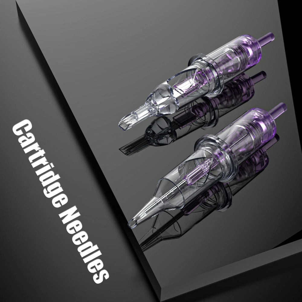 Wormhole Tattoo cartridge needles fit standard grips and machines.