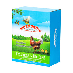 WORMSKING BSF 10lb bag, a protein-rich poultry treat for healthy growth.