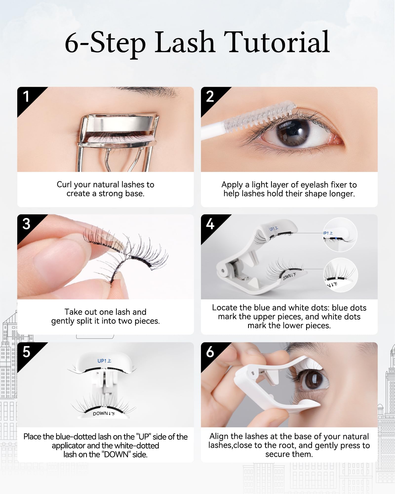 WOSADO beginner-friendly magnetic lashes with applicator offer gentle guidance