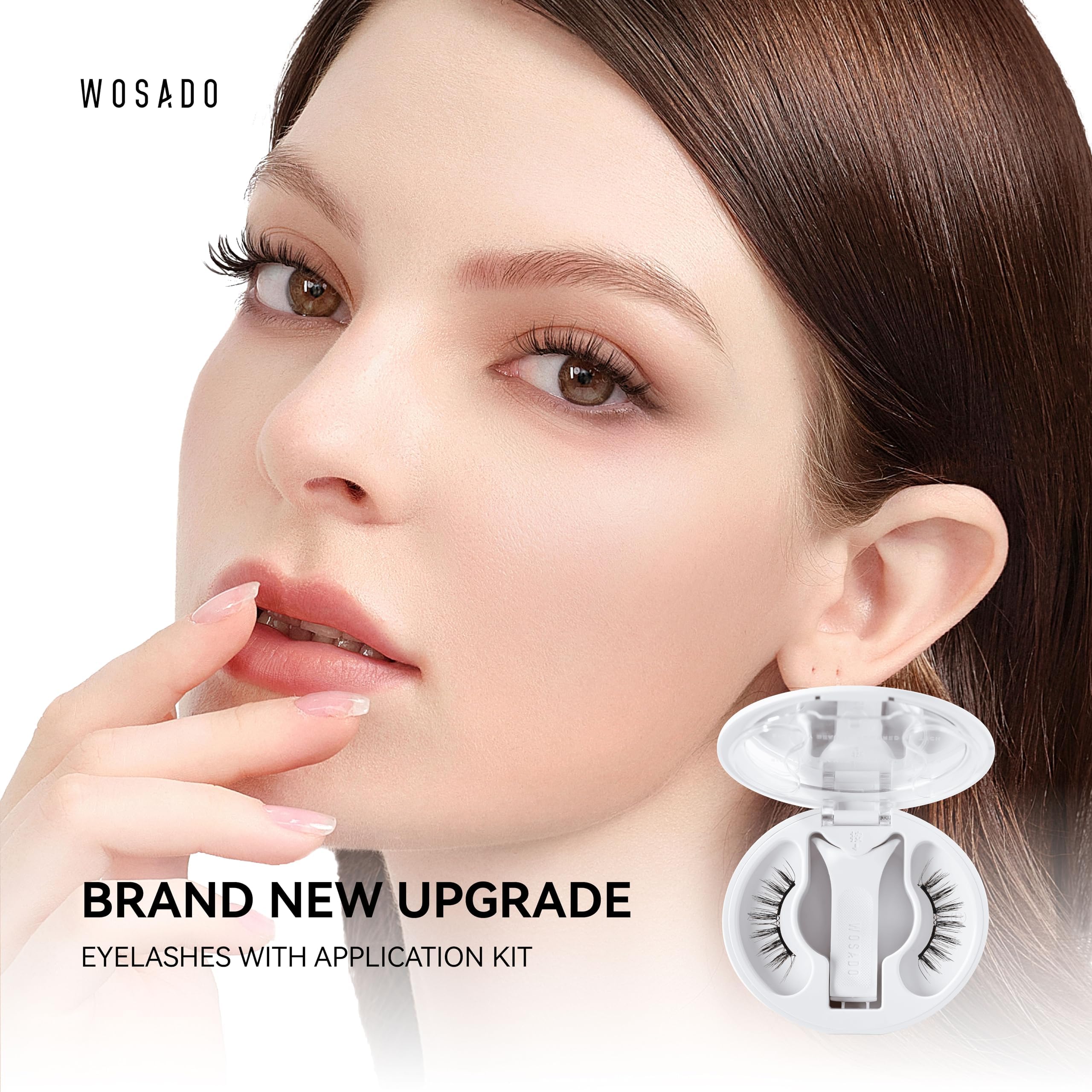 WOSADO lightweight cruelty-free materials eyelash set comfortable for all-day wear