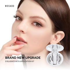 WOSADO lightweight cruelty-free materials eyelash set comfortable for all-day wear