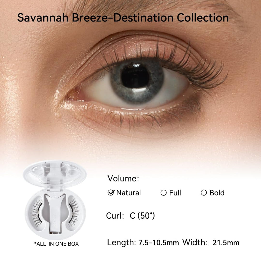 WOSADO quick-application 1-second removal magnetic lashes for an effortless routine
