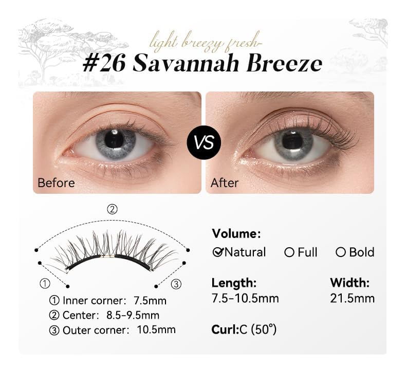 WOSADO waterproof daily wear lashes stay put through workouts and rain