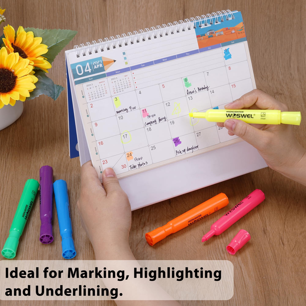 WOSWEL highlighters for kids and adults supporting creative coloring.
