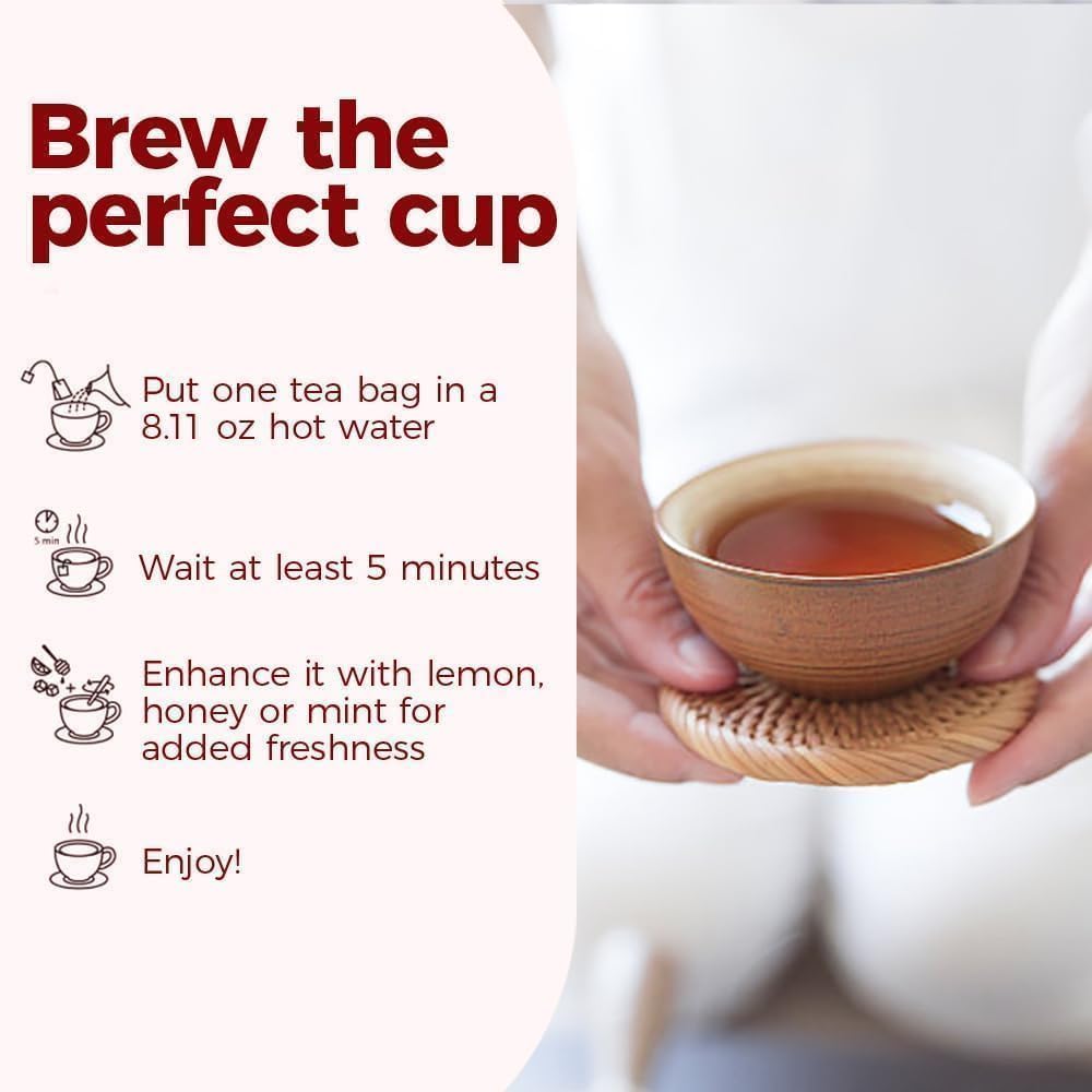 WOTIHA hibiscus tea bags dried hibiscus petals invite daily wellness ritual.