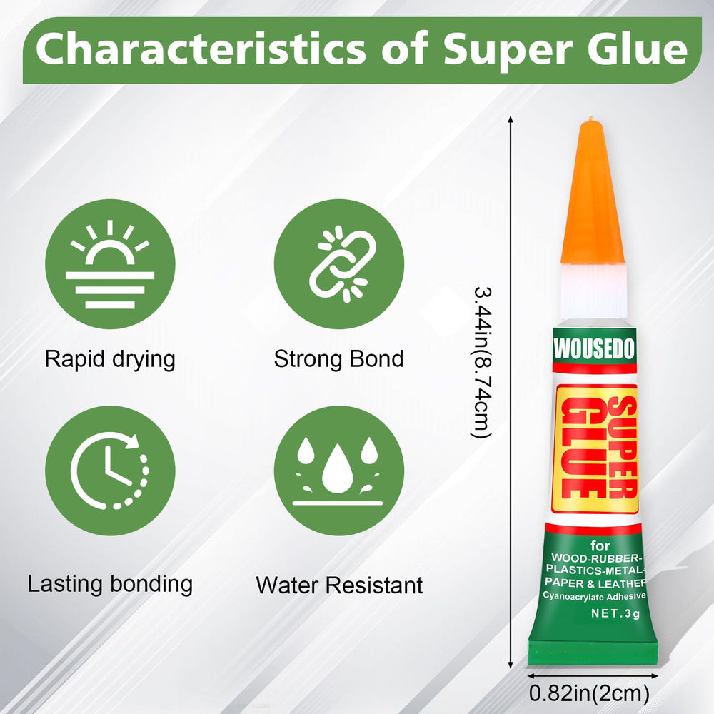 Hands in gloves applying WOUSEDO adhesive for safe handling.