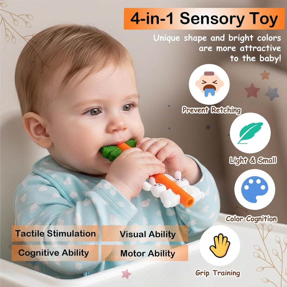 Wovinda teether is dishwasher and boil-clean, simplifying care
