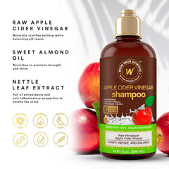 Label highlights saw palmetto and plant powered formula on WOW shampoo