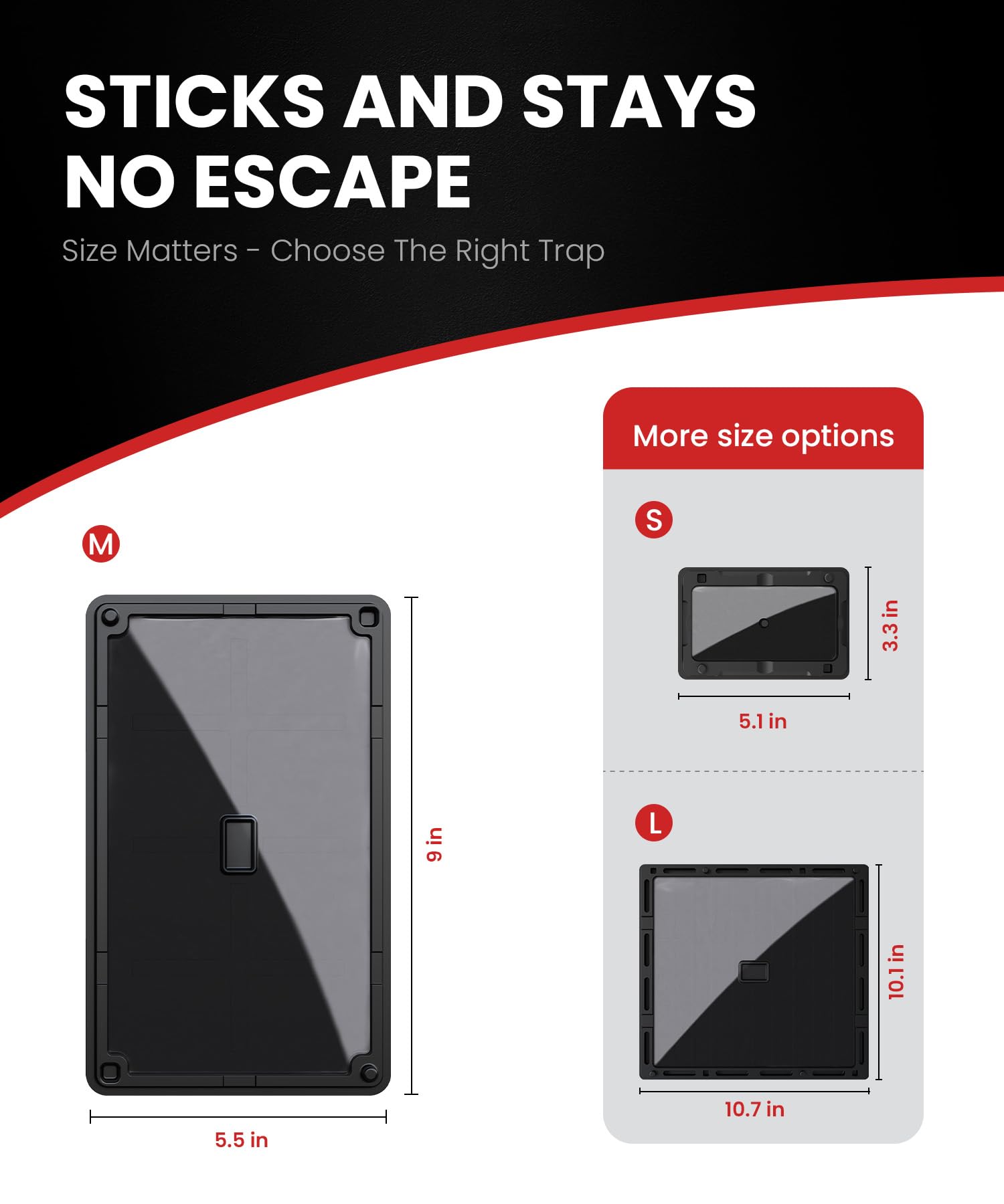 Wowcatch flat-design trap fits tight corners for discreet monitoring.