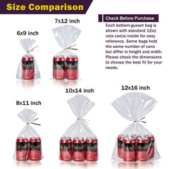 Wowfit durable polypropylene gift bag provides crystal clarity and moisture resistance