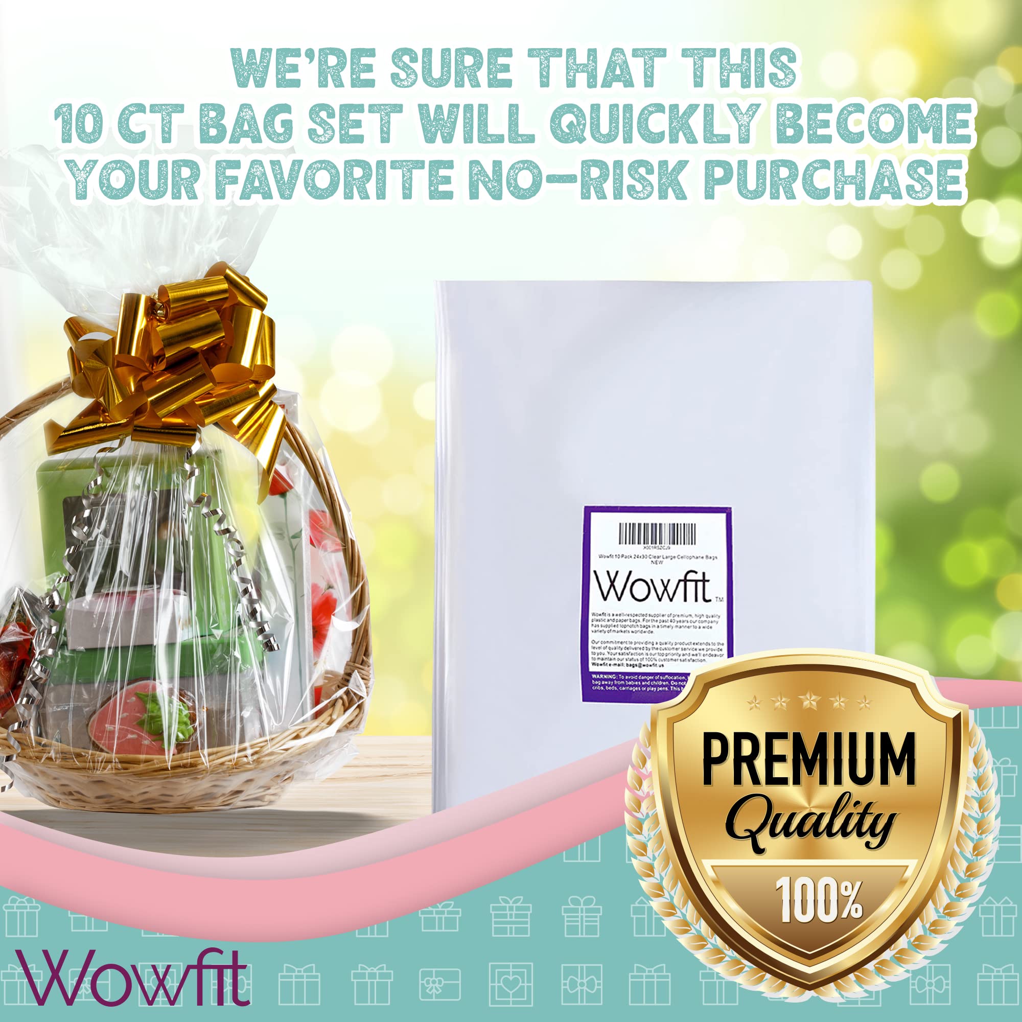 Wowfit multi-occasion packaging suitable for holidays and events