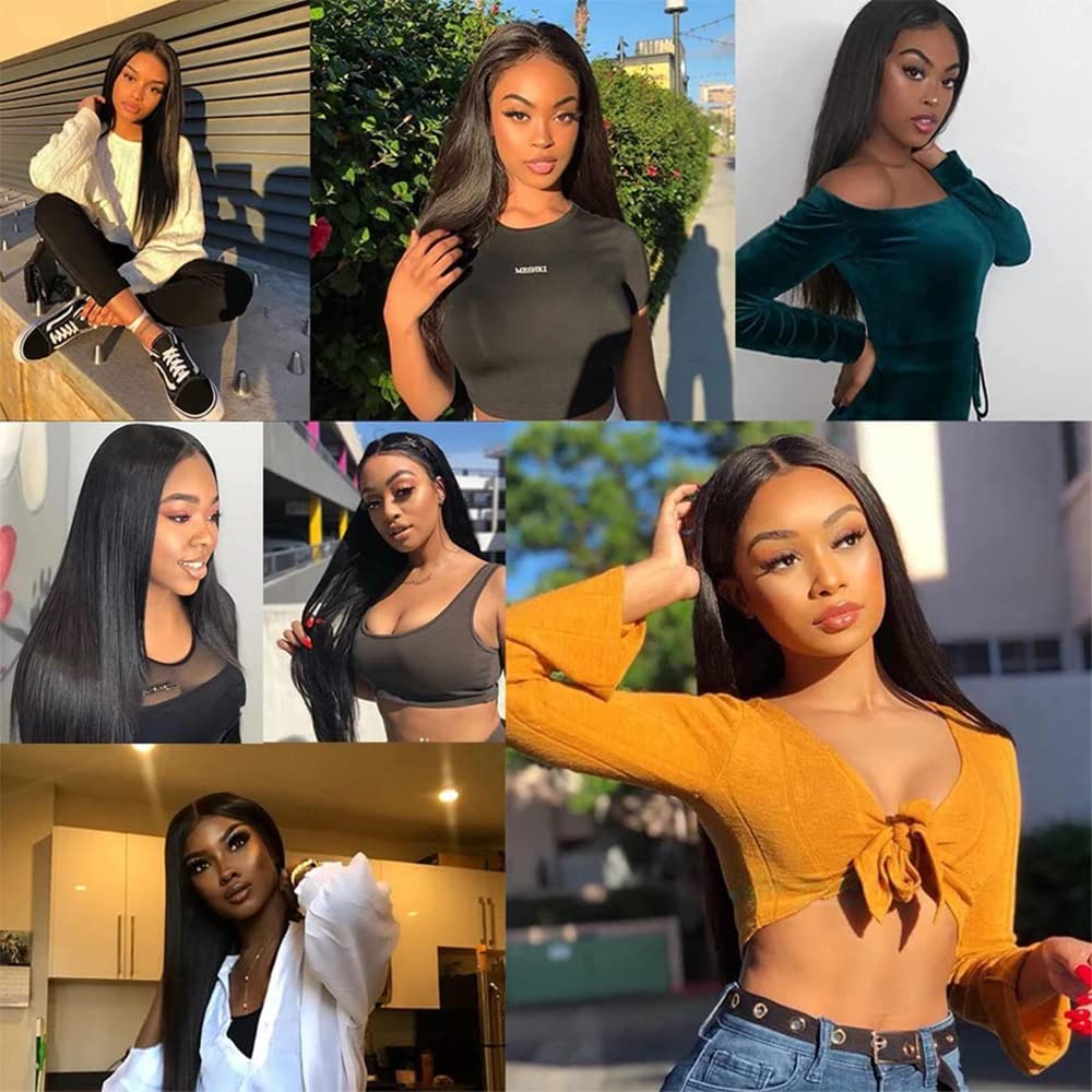 WOWQUEEN 10A Brazilian straight bundles show premium weft and healthy ends