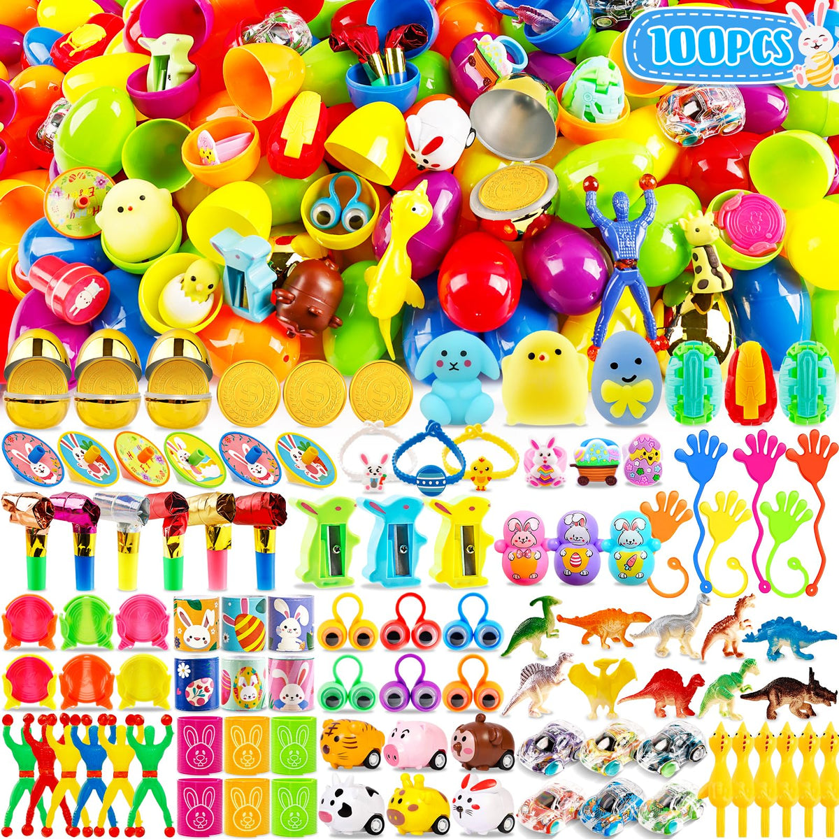 WOWSCAN 6 Surprise Golden Eggs packaging shows ready-to-use Easter fillers