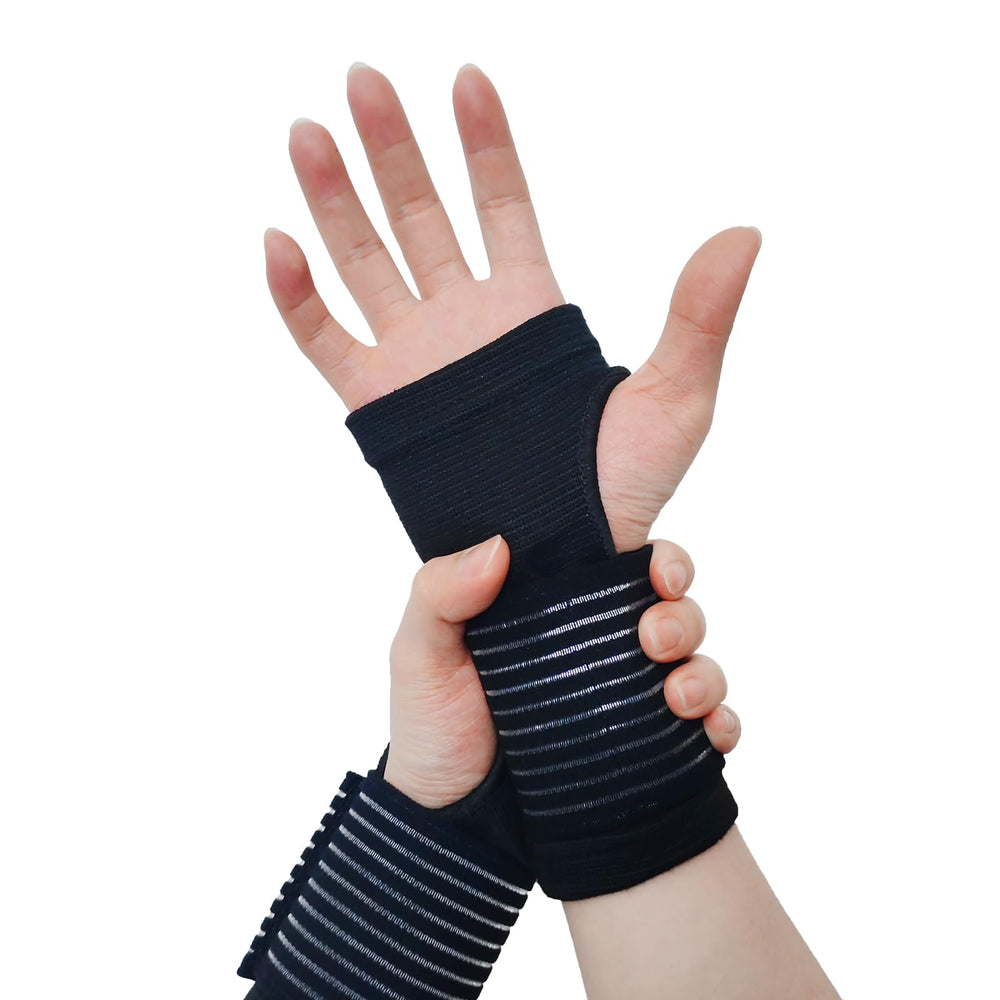 WOXVM wrist brace front view showing compact support for daily activities