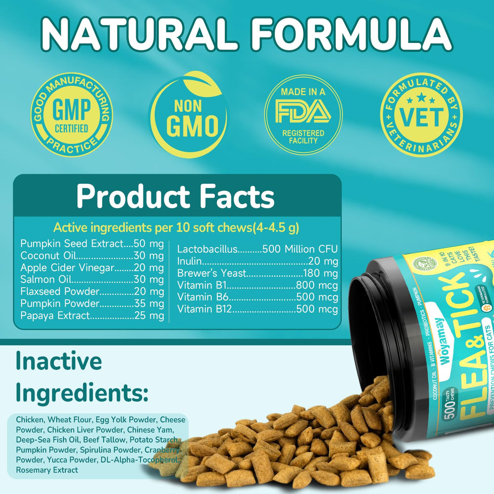 Woyamay probiotics 500M CFU for digestive balance.