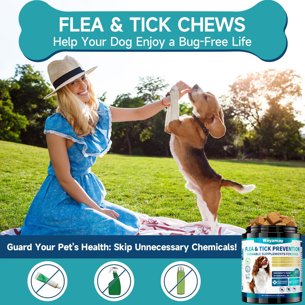 Woyamay puppy friendly formula for early life pest prevention