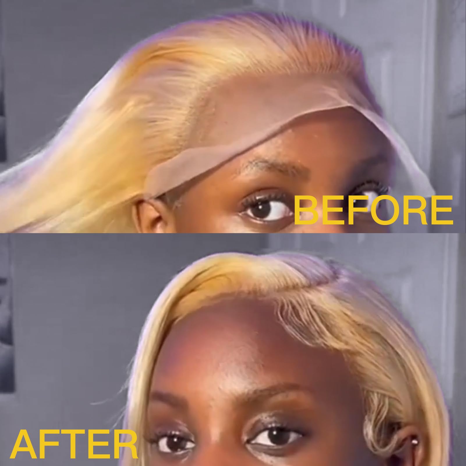 WOZUTUNT Edge protection formula safeguarding hairline during wear