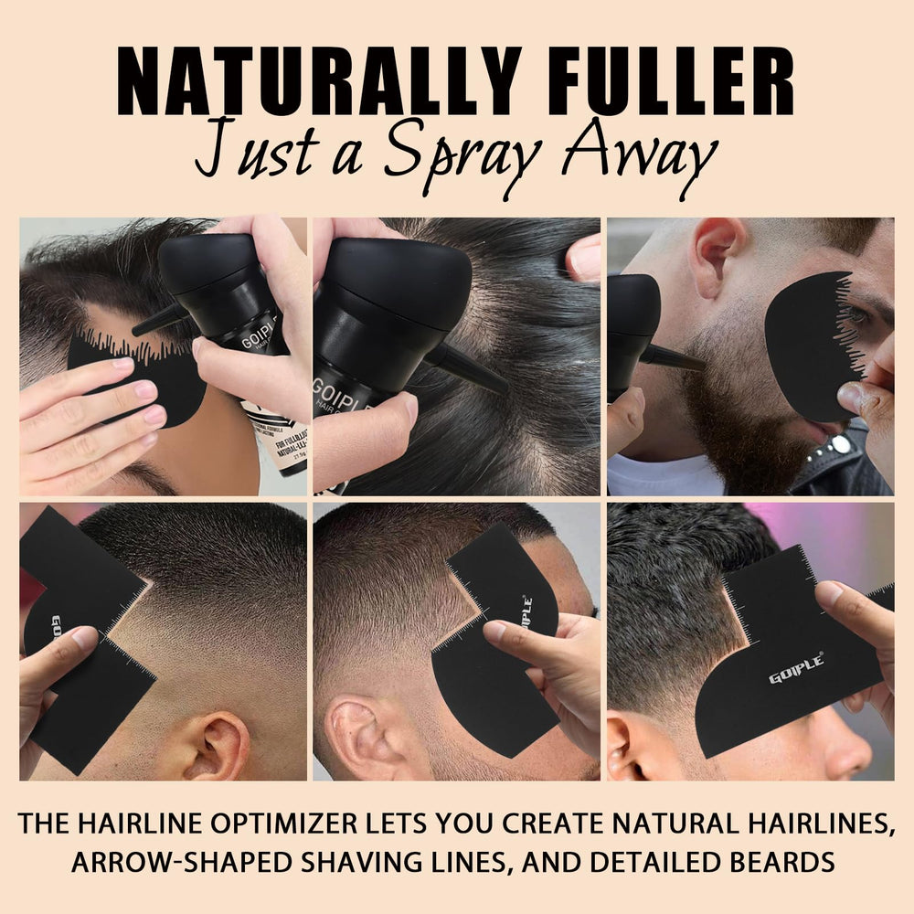 WOZUTUNT 7-in-1 styling kit offers versatile density and grooming options for hair and beard.