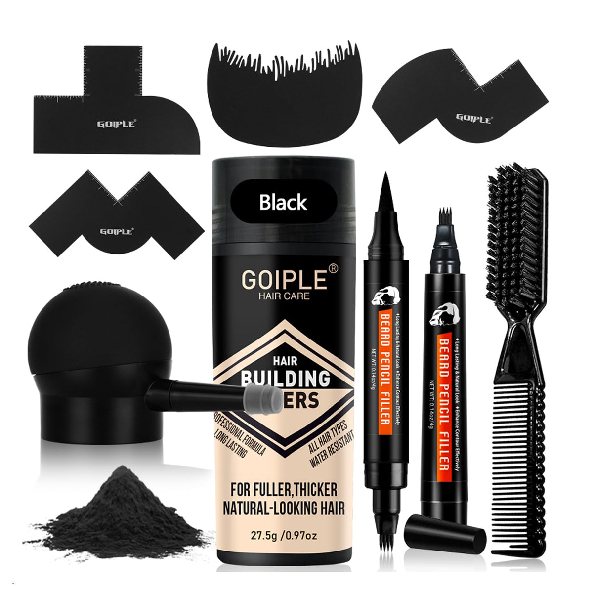 WOZUTUNT beard-pencil-filler-pen fills sparse areas for a natural look