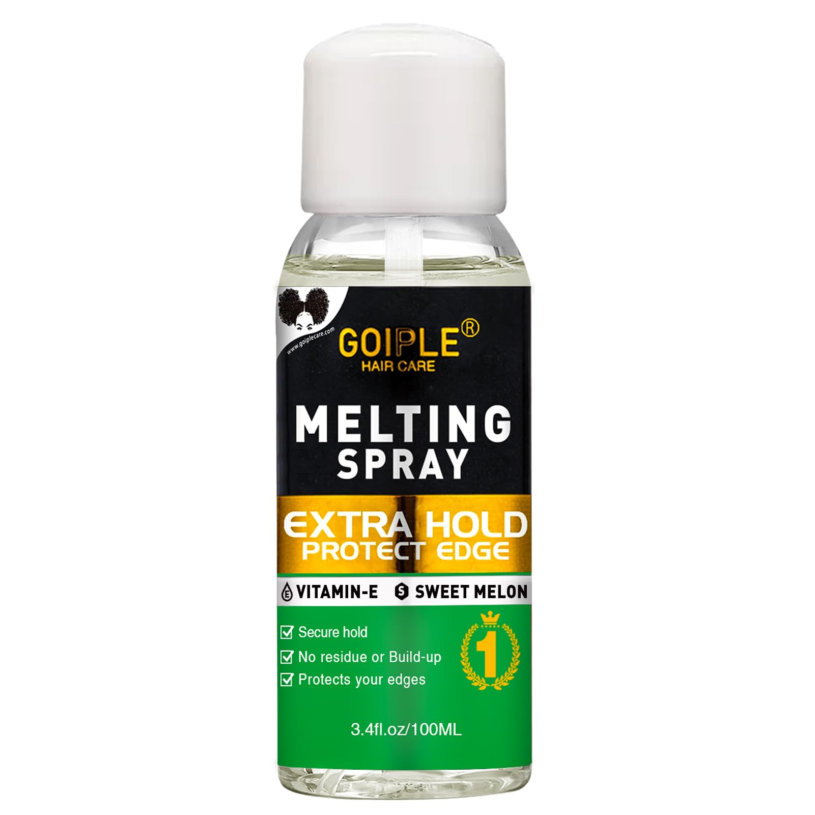 WOZUTUNT lace melting spray bottle for secure, natural-looking wig adhesion