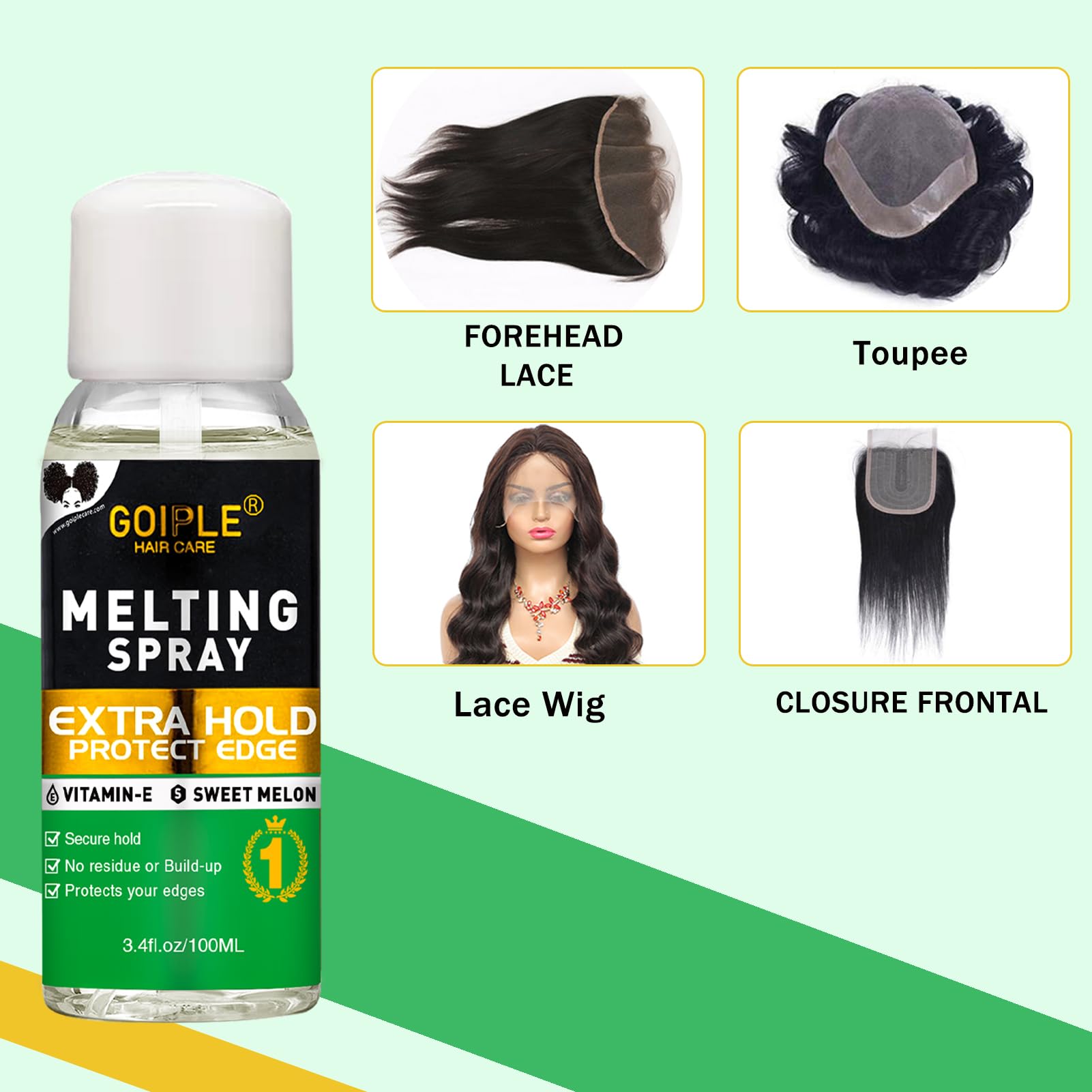 WOZUTUNT lace melting spray melon scent improves wearing experience