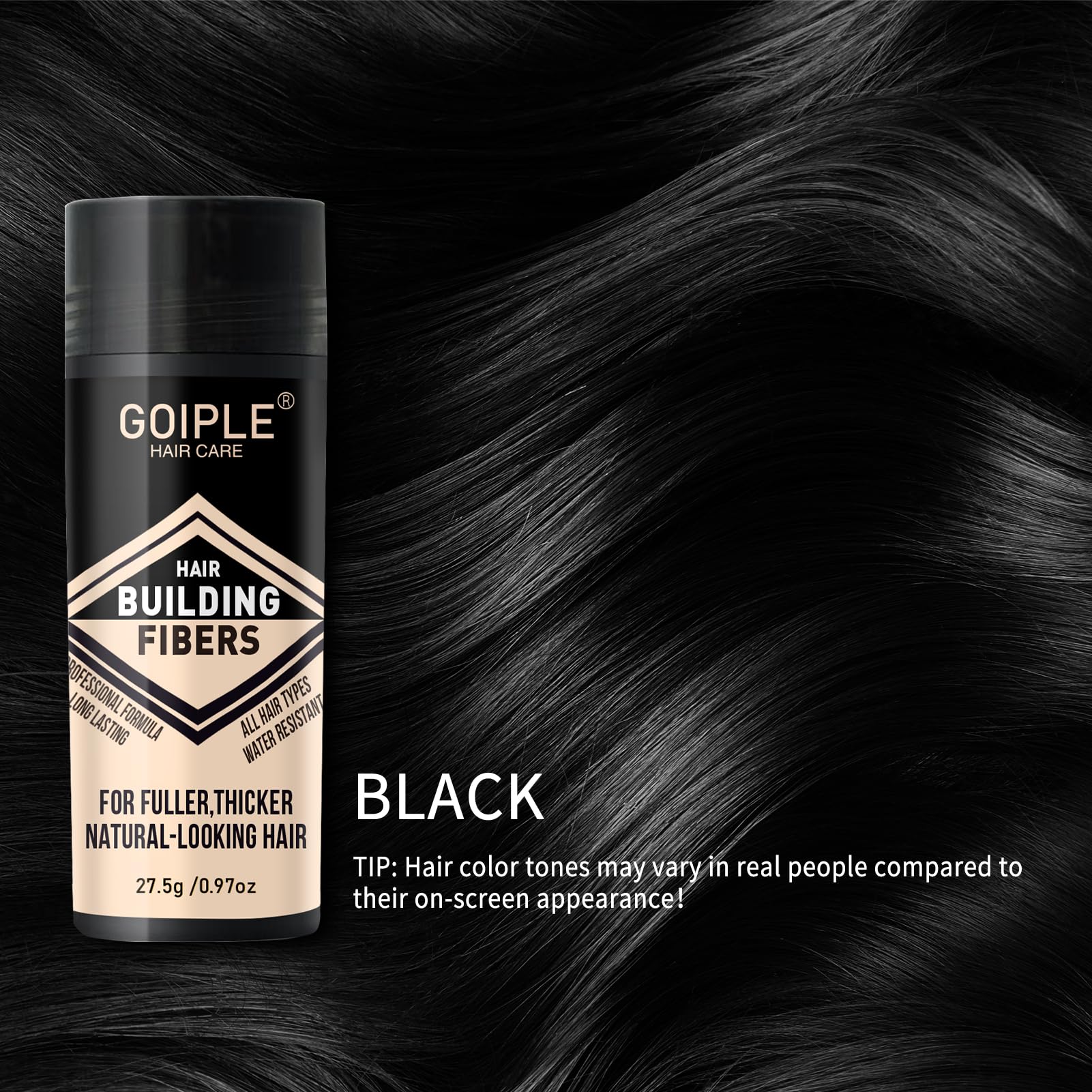 WOZUTUNT stormproof hair hold spray keeps fibers in place during workouts and rain.