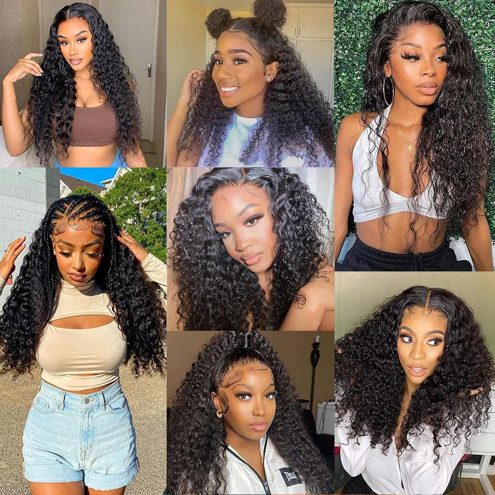 WPPIKK natural black wig color provides everyday styling options.