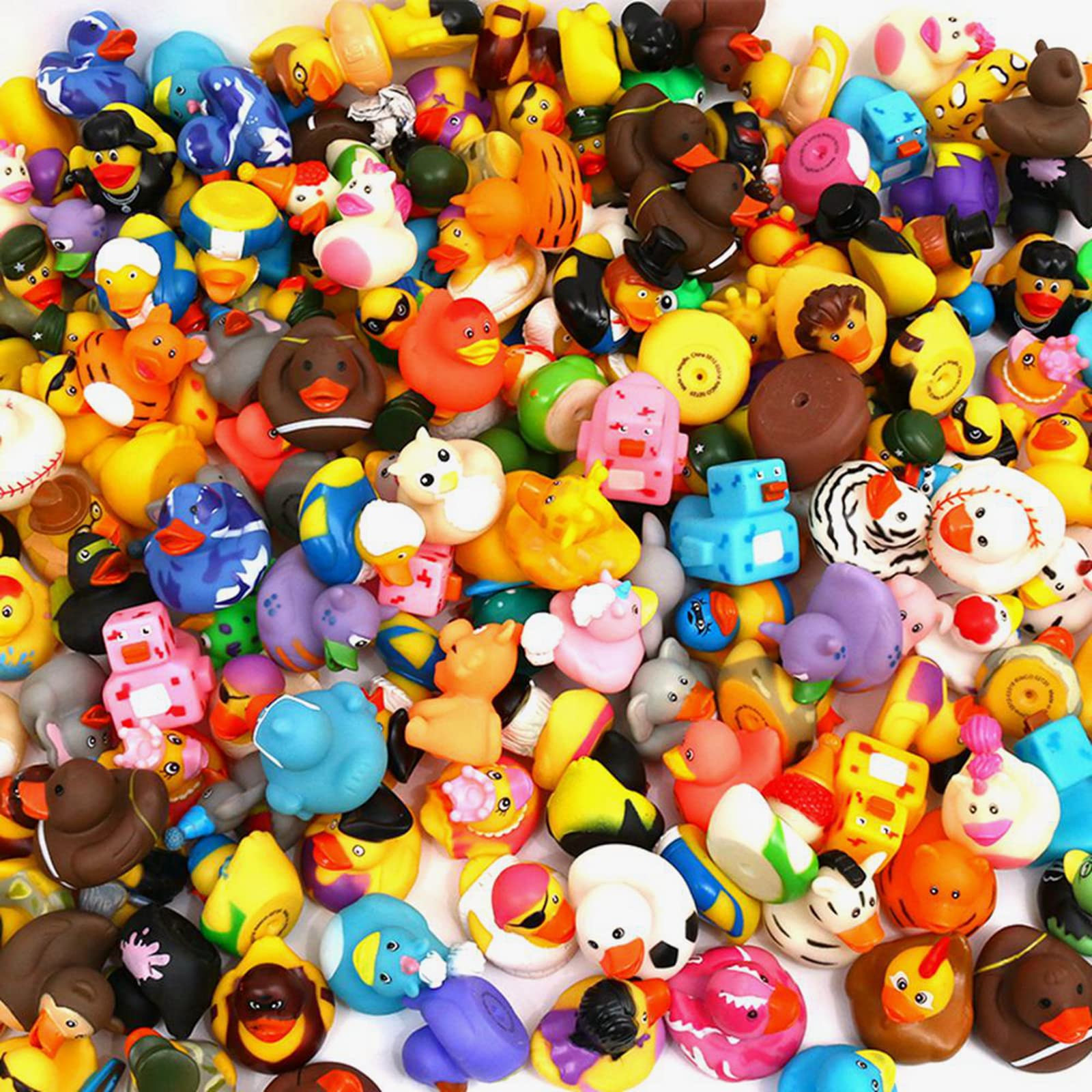 WQTHE collection of rubber ducks for baby bath time