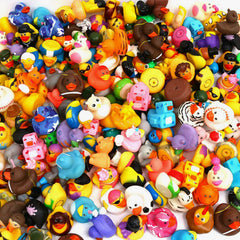 WQTHE collection of rubber ducks for baby bath time