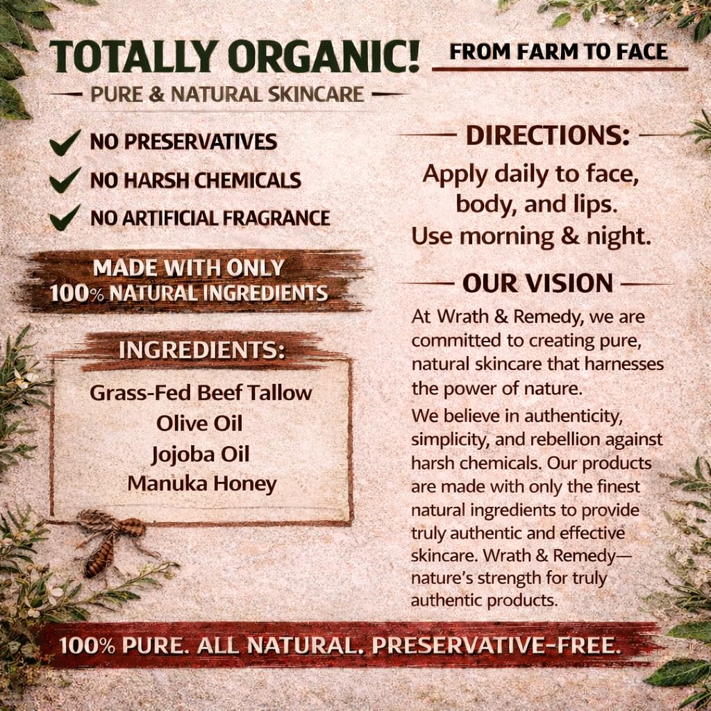Wrath & Remedy farm-to-jar process showcases care from pasture to product.
