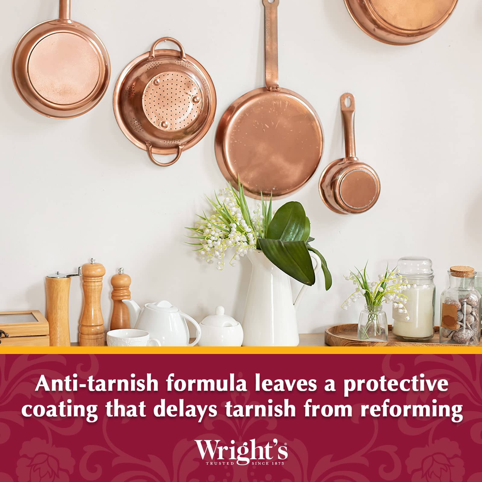 Legacy Wright's brand, USA-made since 1873.