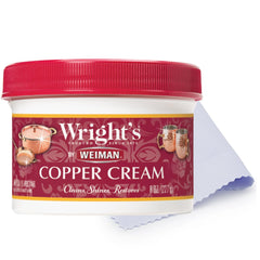 Wright's by Weiman cleaner bottle for copper and brass delivers a bright, lasting shine.