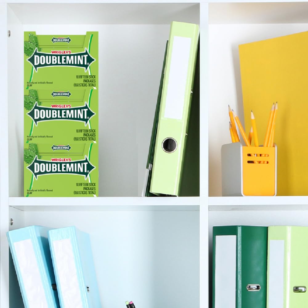 Wrigley's Doublemint sharing moment shows social, lightweight snacking.