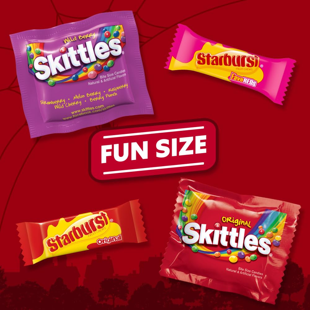 Wrigley's Starburst FaveReds bulk bag features grape and cherry flavors for sharing.
