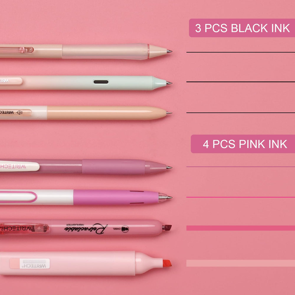 WRITECH 0.5mm fine-point gel pen close-up for precise notes
