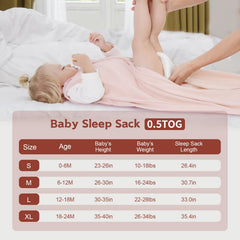 Wrrernsin sleep sack with collar zipper cover protects delicate skin.