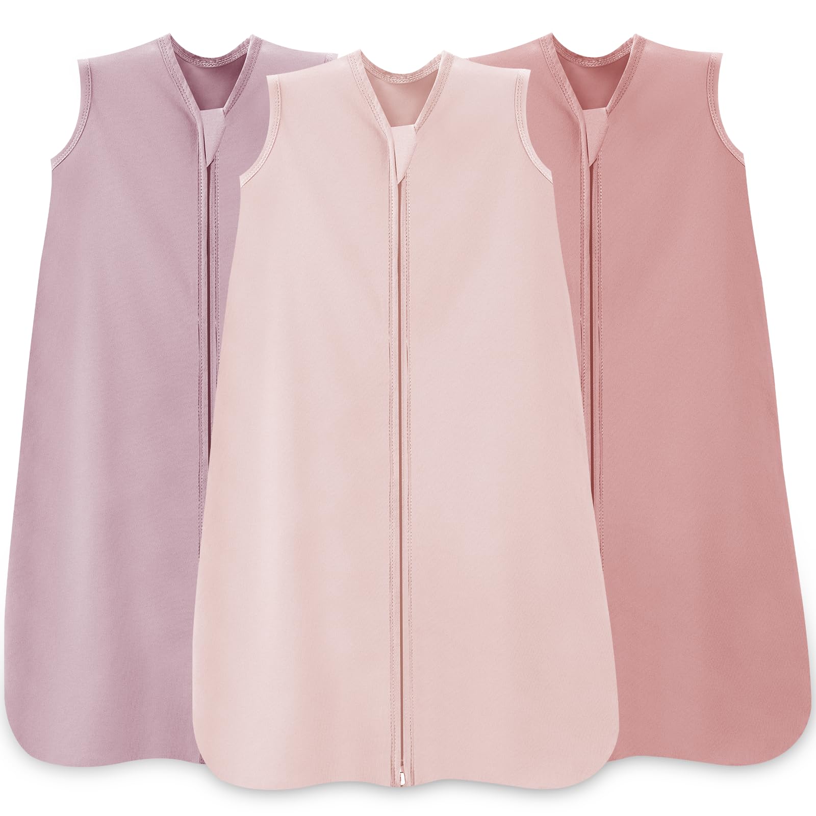 Wrrernsin baby sleep sack in soft cotton fabric for gentle all-night comfort.