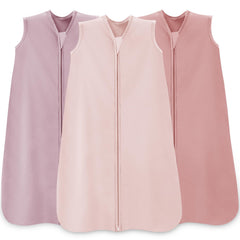 Wrrernsin baby sleep sack in soft cotton fabric for gentle all-night comfort.