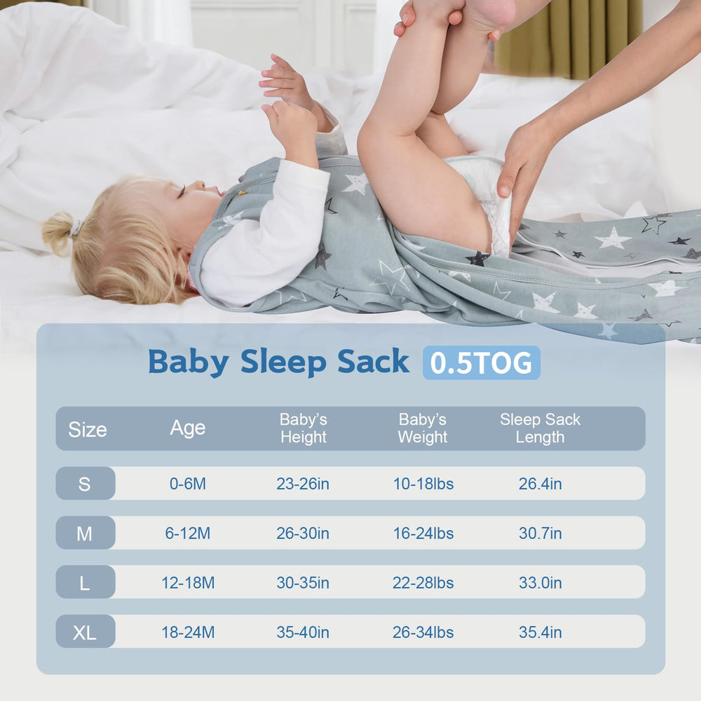 Wrrernsin sleep sack wide bottom supports leg movement and kicks.